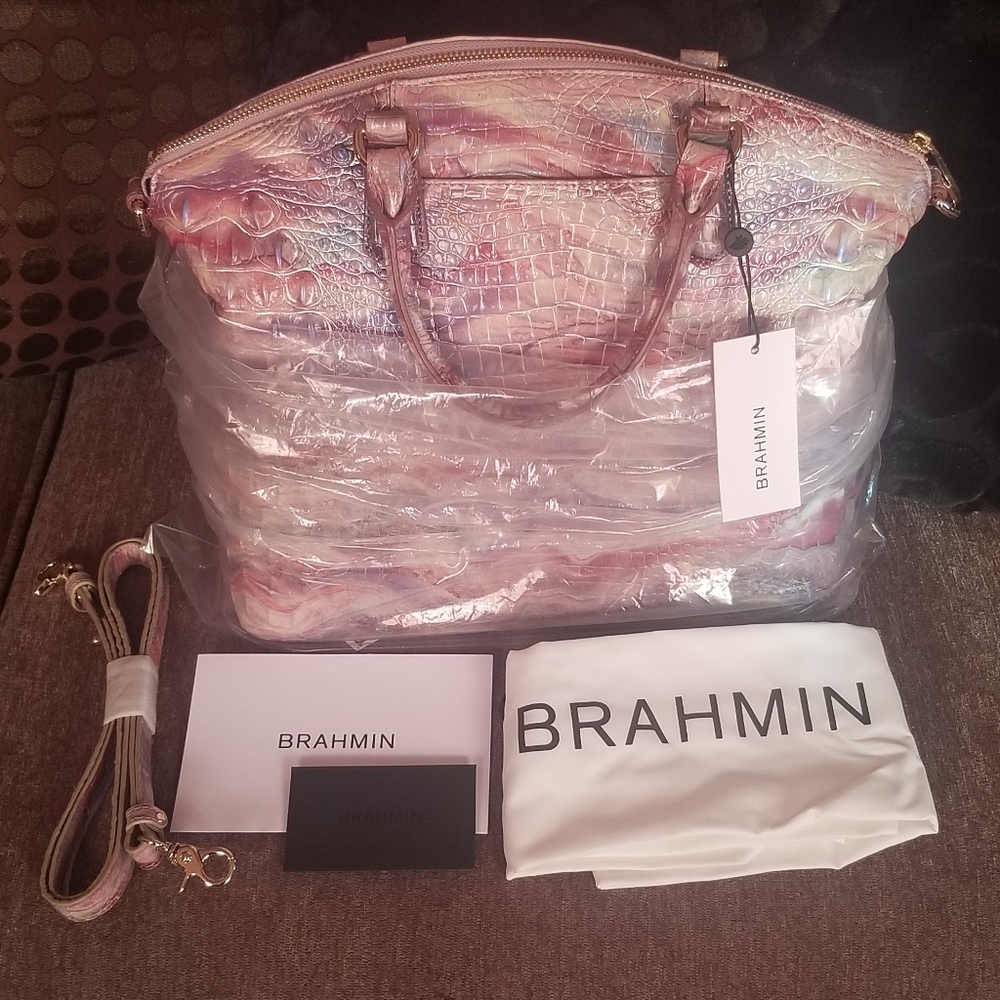 BRAHMIN LARGE DUXBURY SATCHEL AURA MELBOURNE